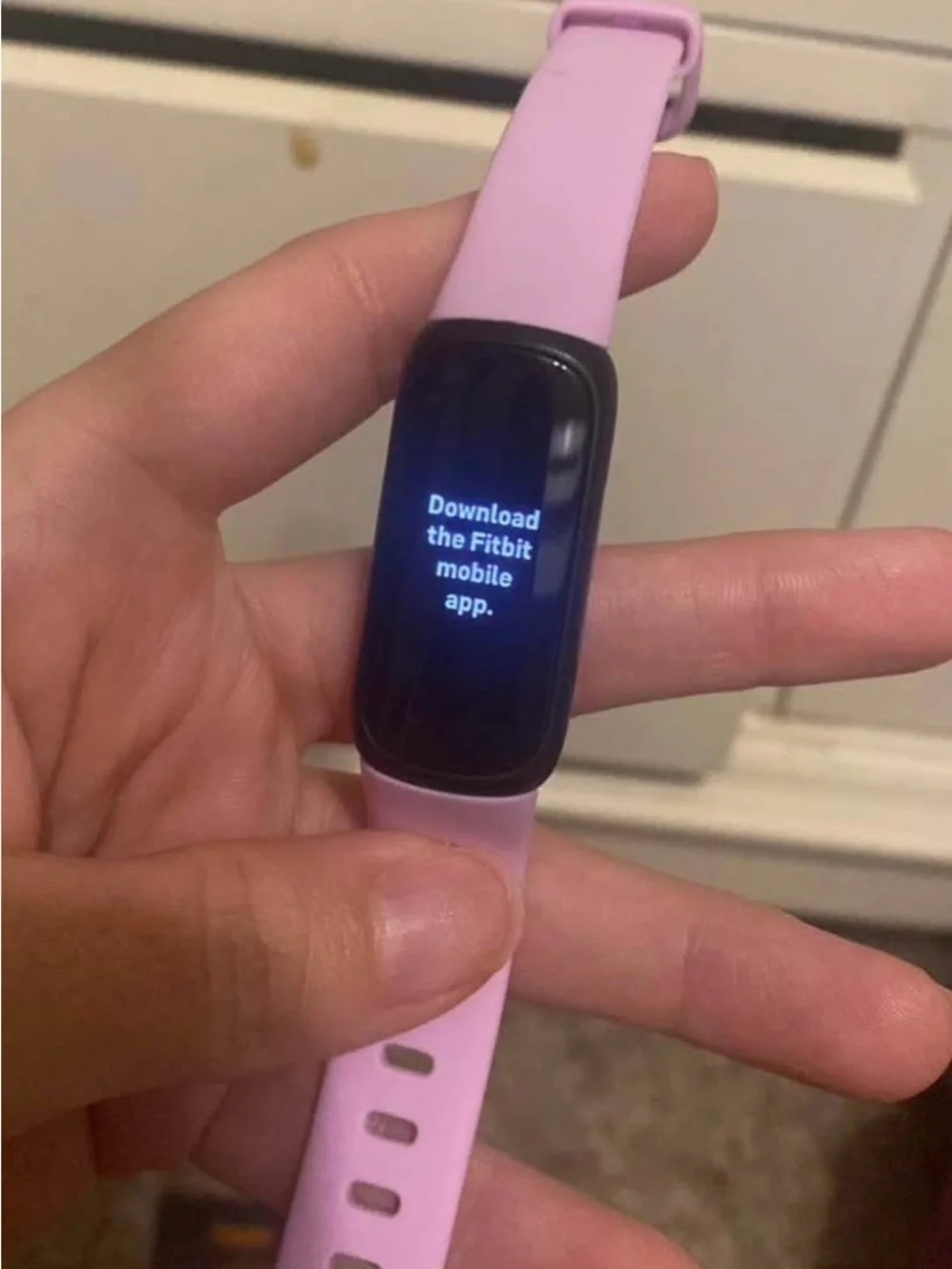 Fitness Tracker Smartwatch - Purple Silicone Band